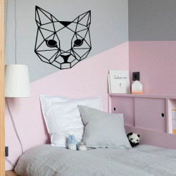 Décoration murale métal Chat