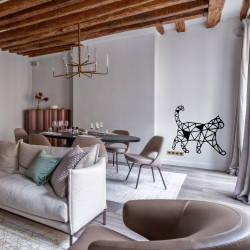 Décoration murale métal Chat