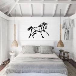 Décoration murale métal Cheval