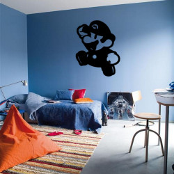Décoration murale métal Mario