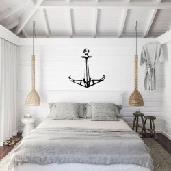 Décoration murale métal Ancre
