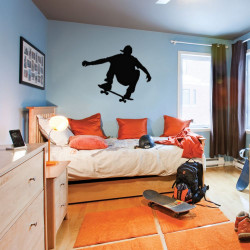 Décoration murale métal Skater