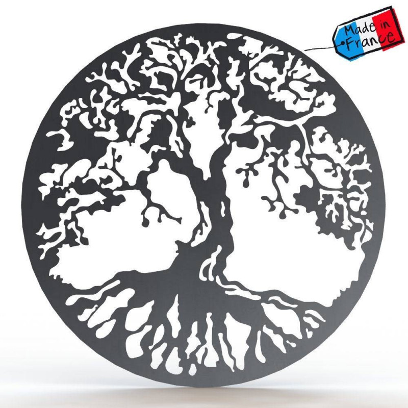 Déco Murale Design Arbre en Métal