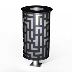 Poubelle labyrinthe